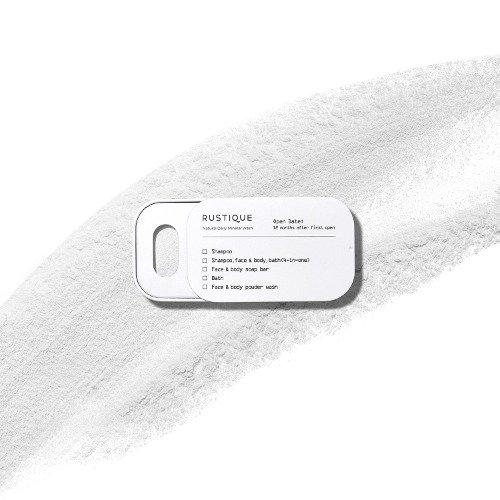 아마존 화이트 클레이 파우더 효소 클렌저, 페이스앤바디용 80g+ 전용 케이스-비보트